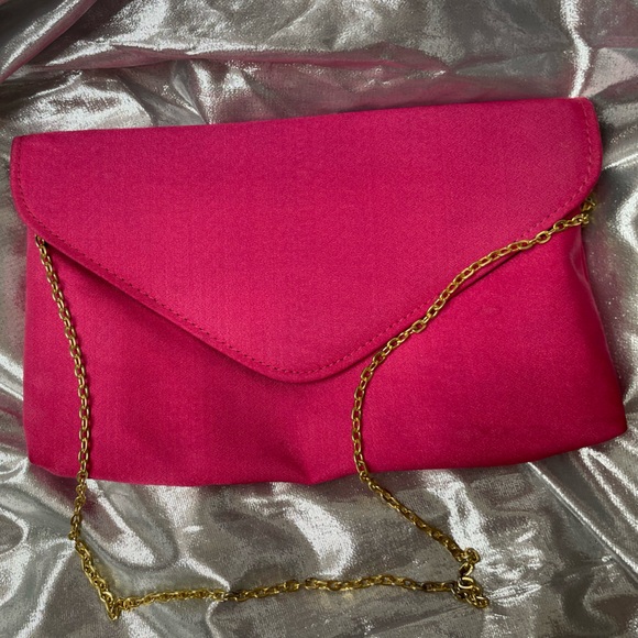 🩷🩷🩷 BARBIE 🩷🩷 HOT PINK CLUTCH OR SHOULDER BAG 🩷🩷🩷 - Picture 6 of 9